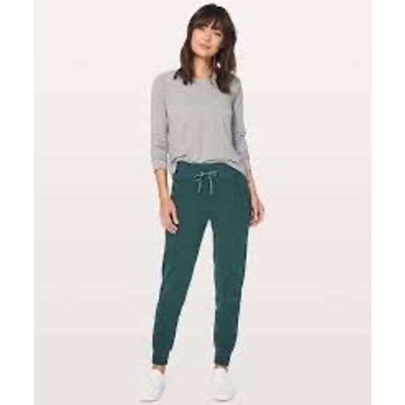 Lululemon Get Going Jogger Deep Teal Green Size 12 - Picture 3 of 12